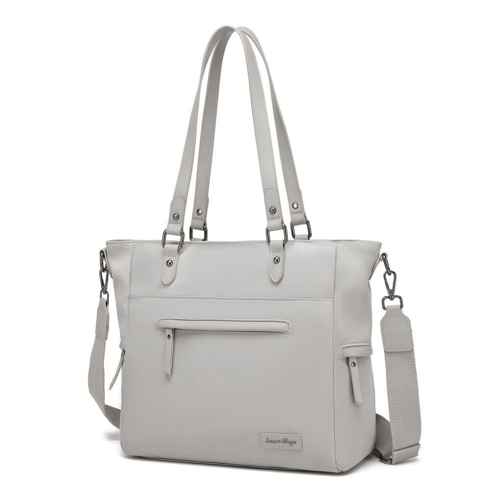 Smart Bags Twill Dimi Kumaş Kadın Omuz Çantası 3323 Vizon