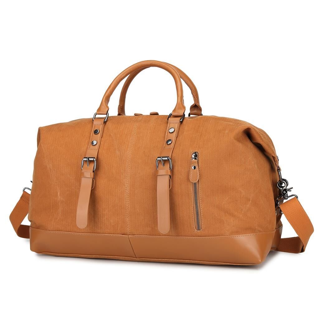 C-Active Limited Edition Kanvas Kumaş Spor Seyahat Çantası 1273 Taba