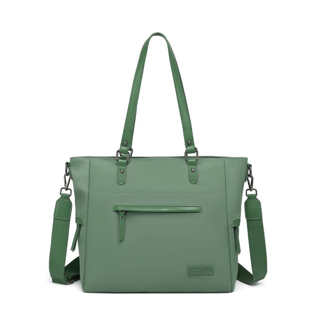 Smart Bags Twill Dimi Kumaş Kadın Omuz Çantası 3323 Yeşil