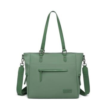 Smart Bags Twill Dimi Kumaş Kadın Omuz Çantası 3323 Yeşil