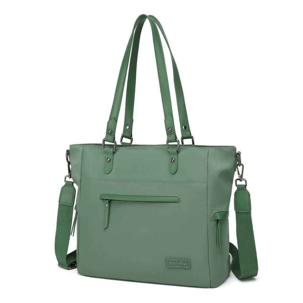 Smart Bags Twill Dimi Kumaş Kadın Omuz Çantası 3323 Yeşil