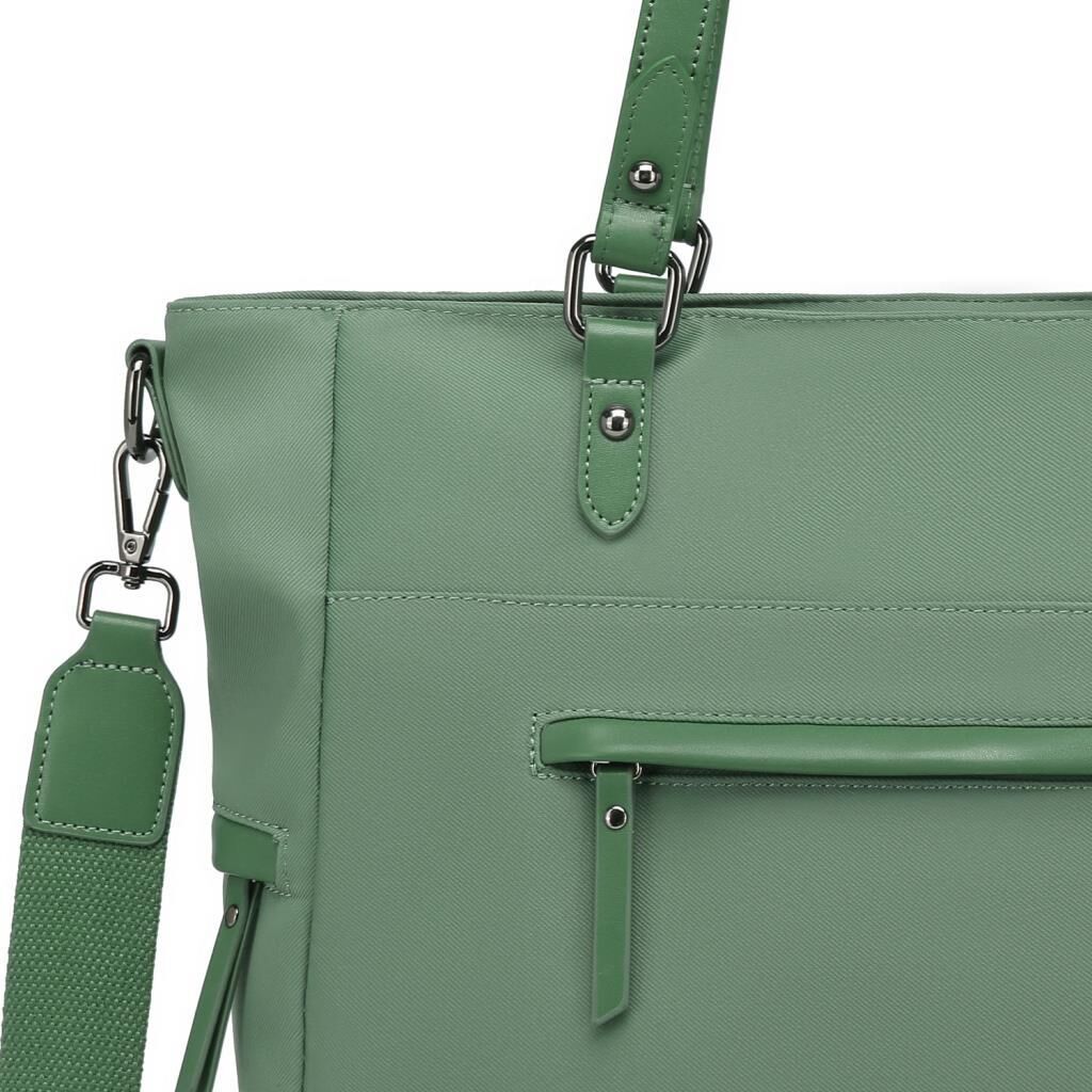 Smart Bags Twill Dimi Kumaş Kadın Omuz Çantası 3323 Yeşil