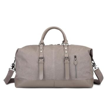 C-Active Limited Edition Kanvas Kumaş Spor Seyahat Çantası 1273 Gri
