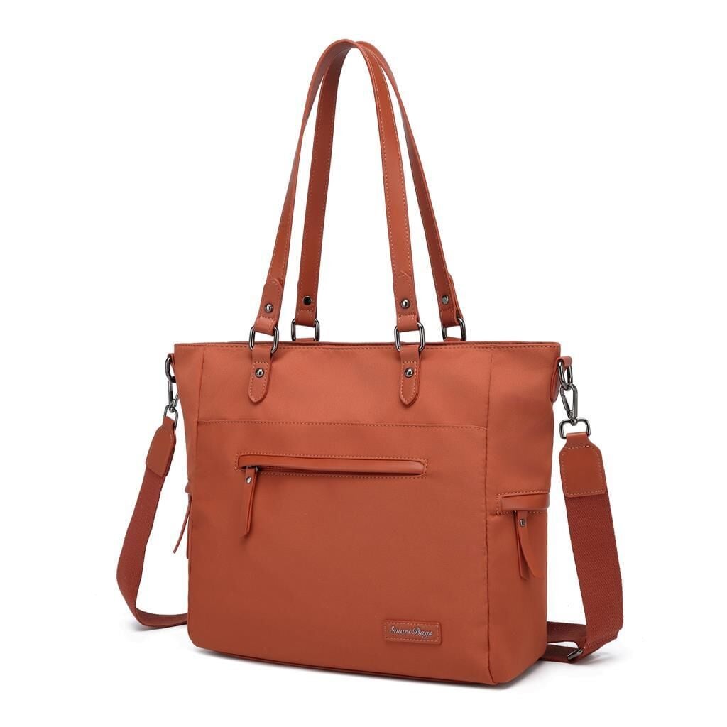 Smart Bags Twill Dimi Kumaş Kadın Omuz Çantası 3323 Kiremit