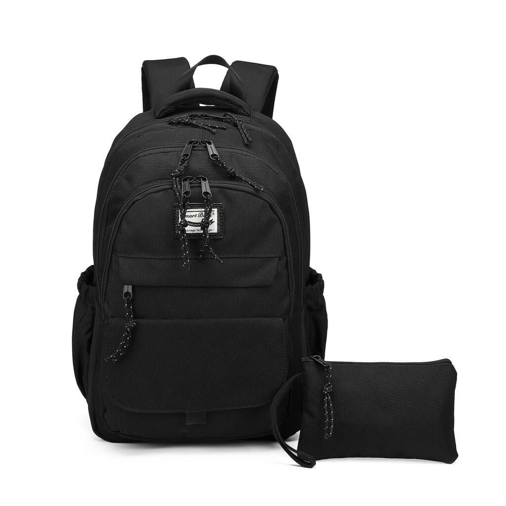 Smart Bags Sırt Çantası Okul Boyu Kalem Kutusu Hediyeli 3235 01 Siyah
