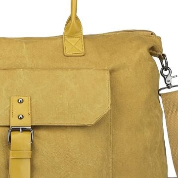 C-Active Limited Edition Kanvas Kumaş Spor Seyahat Çantası 1306 Yeşil