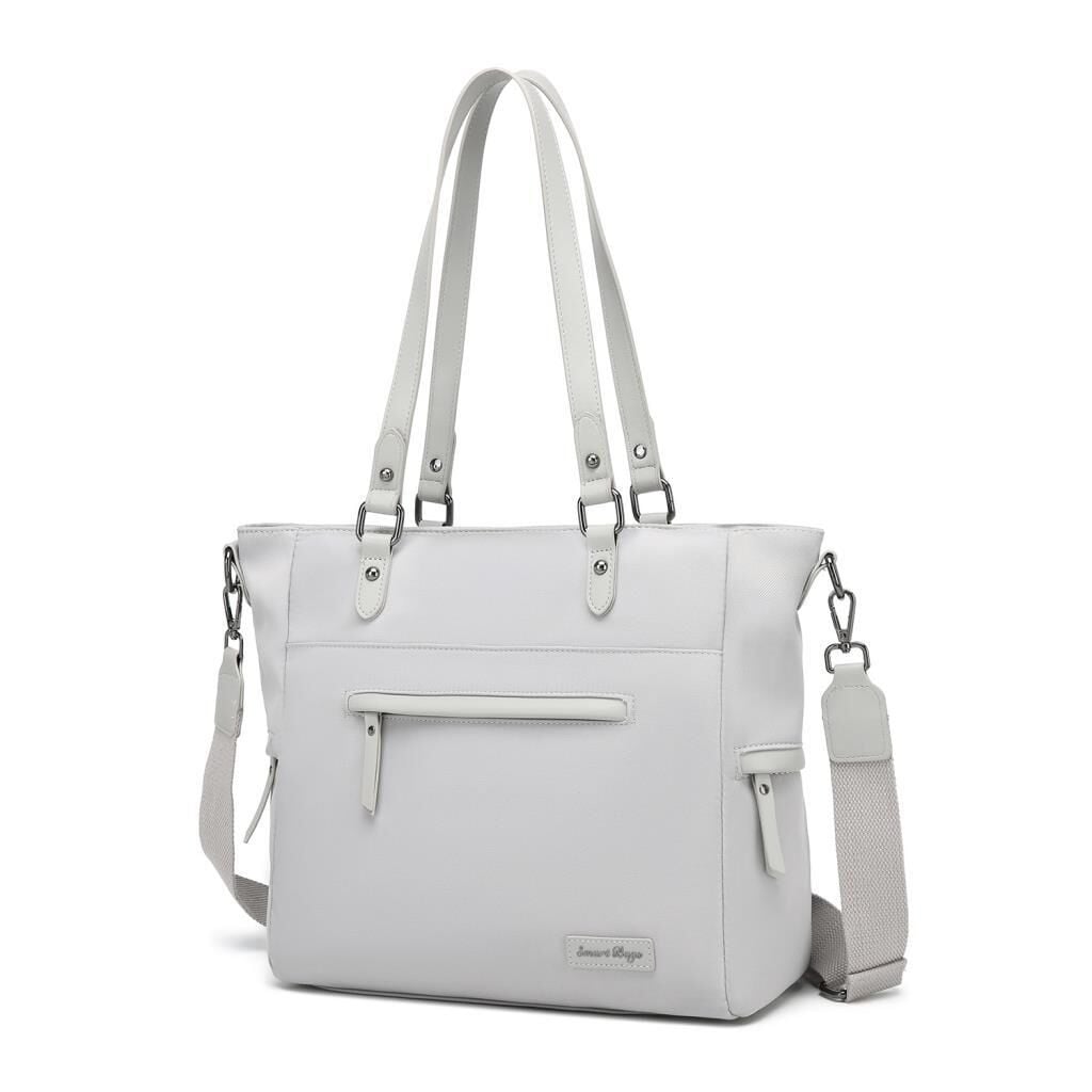 Smart Bags Twill Dimi Kumaş Kadın Omuz Çantası 3323 A.Gri