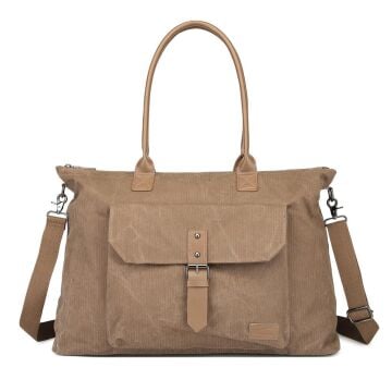 C-Active Limited Edition Kanvas Kumaş Spor Seyahat Çantası 1306 Kahve