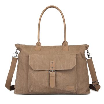 C-Active Limited Edition Kanvas Kumaş Spor Seyahat Çantası 1306 Kahve