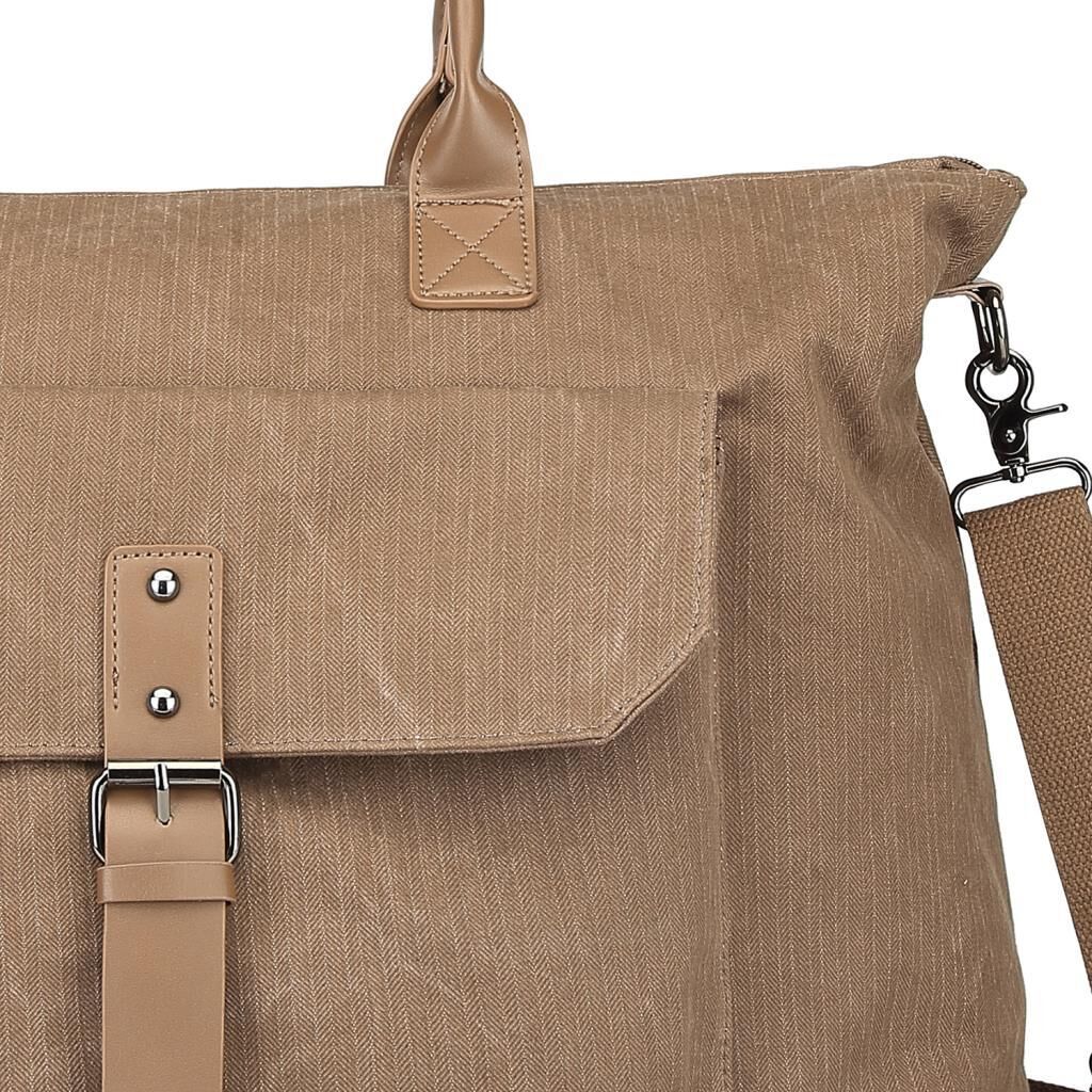 C-Active Limited Edition Kanvas Kumaş Spor Seyahat Çantası 1306 Kahve