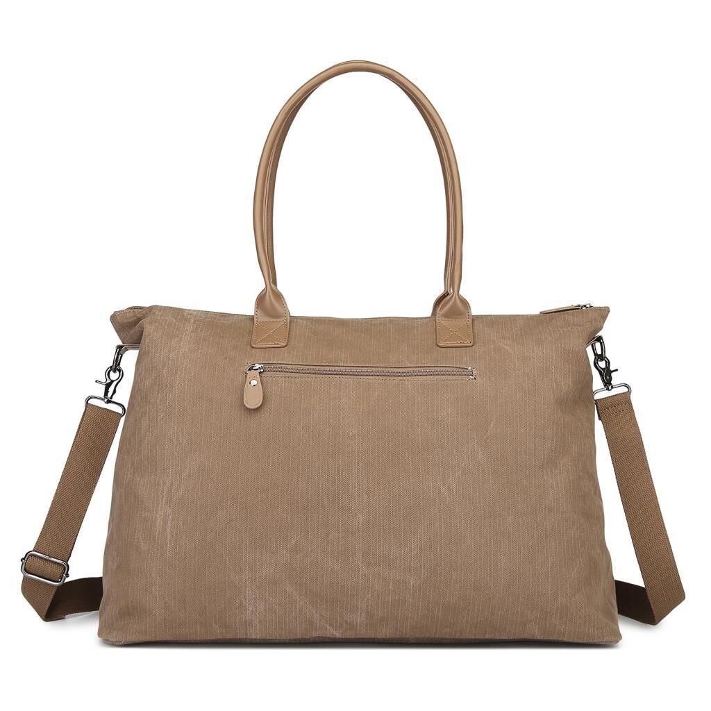 C-Active Limited Edition Kanvas Kumaş Spor Seyahat Çantası 1306 Kahve