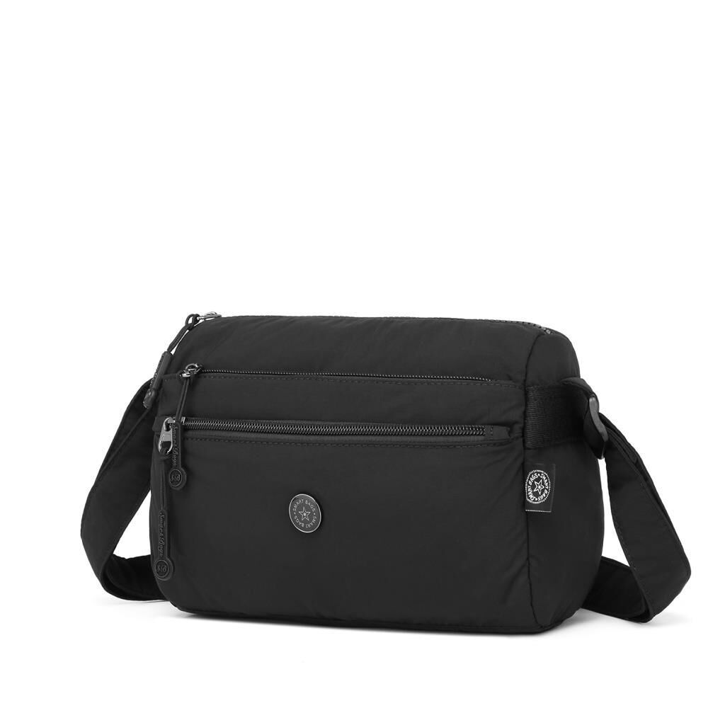 Smart Bags Mikro Poly Kumaş Postacı Kadın Çantası 1006 Siyah
