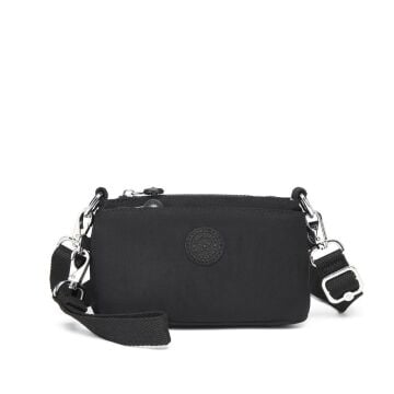 Minik Boy Krinkıl Kumaş Kadın Postacı Çantası Smart Bags 3268 Siyah