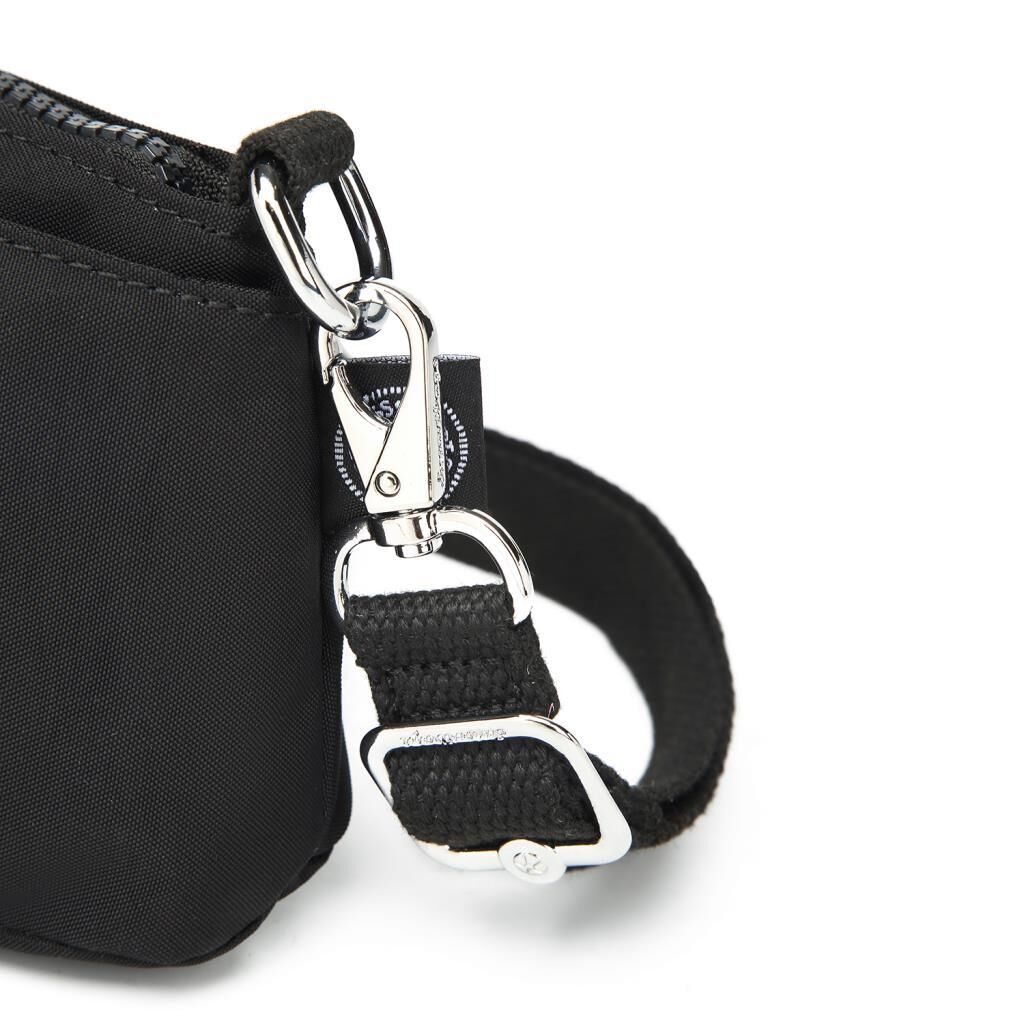 Minik Boy Krinkıl Kumaş Kadın Postacı Çantası Smart Bags 3268 Siyah
