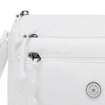 Smart Bags Mikro Poly Kumaş Postacı Kadın Çantası 1006 Beyaz