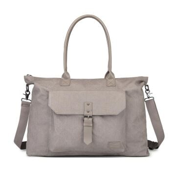 C-Active Limited Edition Kanvas Kumaş Spor Seyahat Çantası 1306 Gri