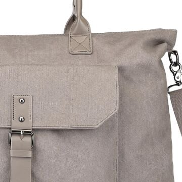C-Active Limited Edition Kanvas Kumaş Spor Seyahat Çantası 1306 Gri