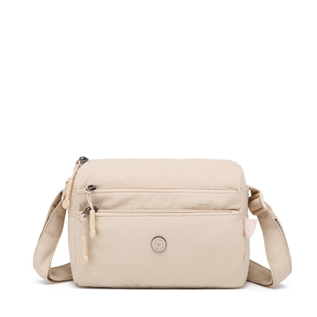 Smart Bags Mikro Poly Kumaş Postacı Kadın Çantası 1006 Bej