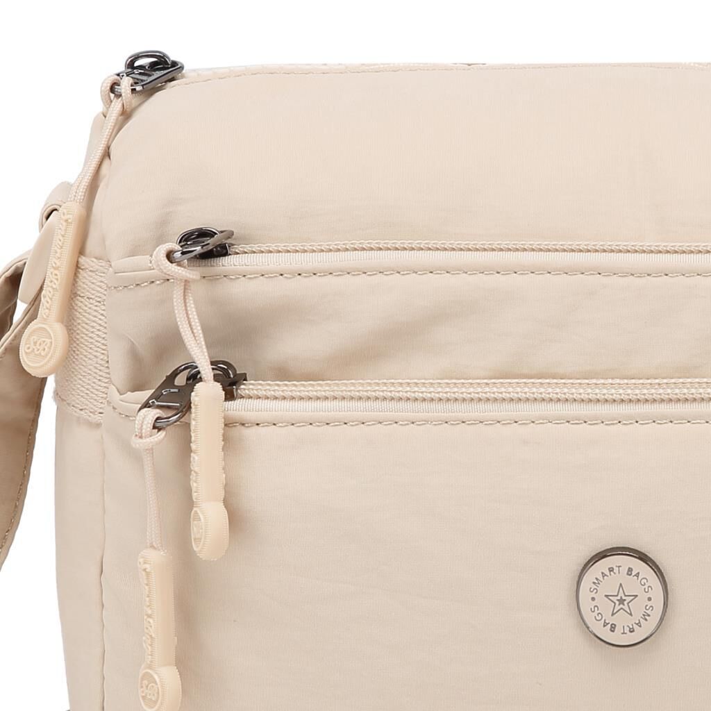 Smart Bags Mikro Poly Kumaş Postacı Kadın Çantası 1006 Bej