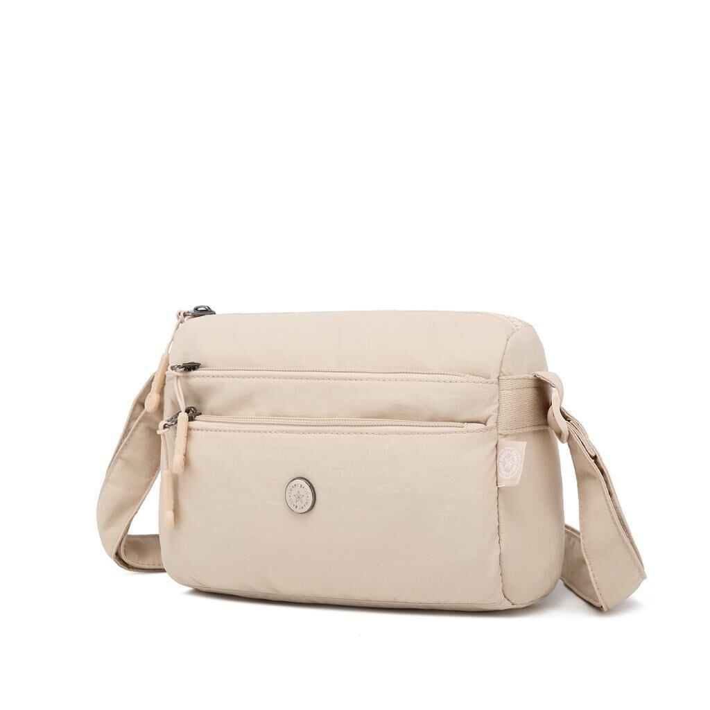Smart Bags Mikro Poly Kumaş Postacı Kadın Çantası 1006 Bej