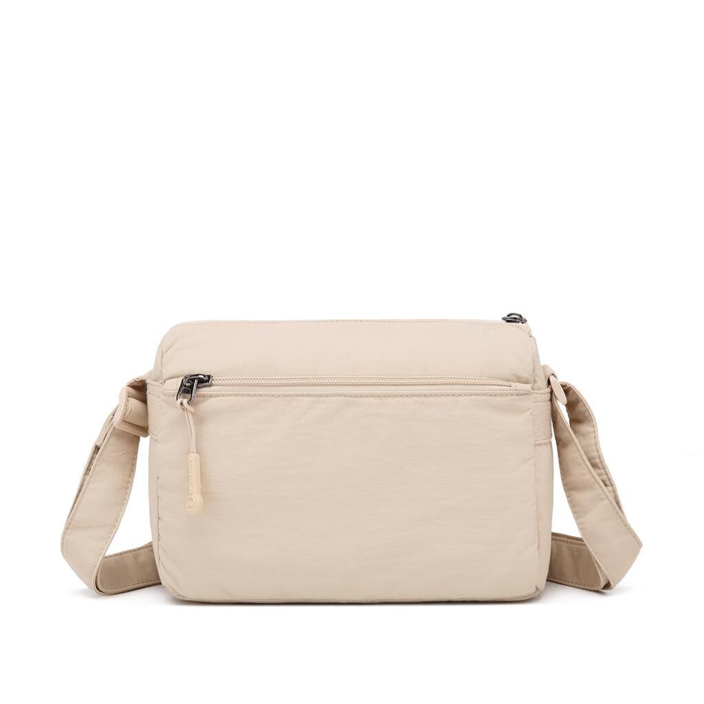 Smart Bags Mikro Poly Kumaş Postacı Kadın Çantası 1006 Bej