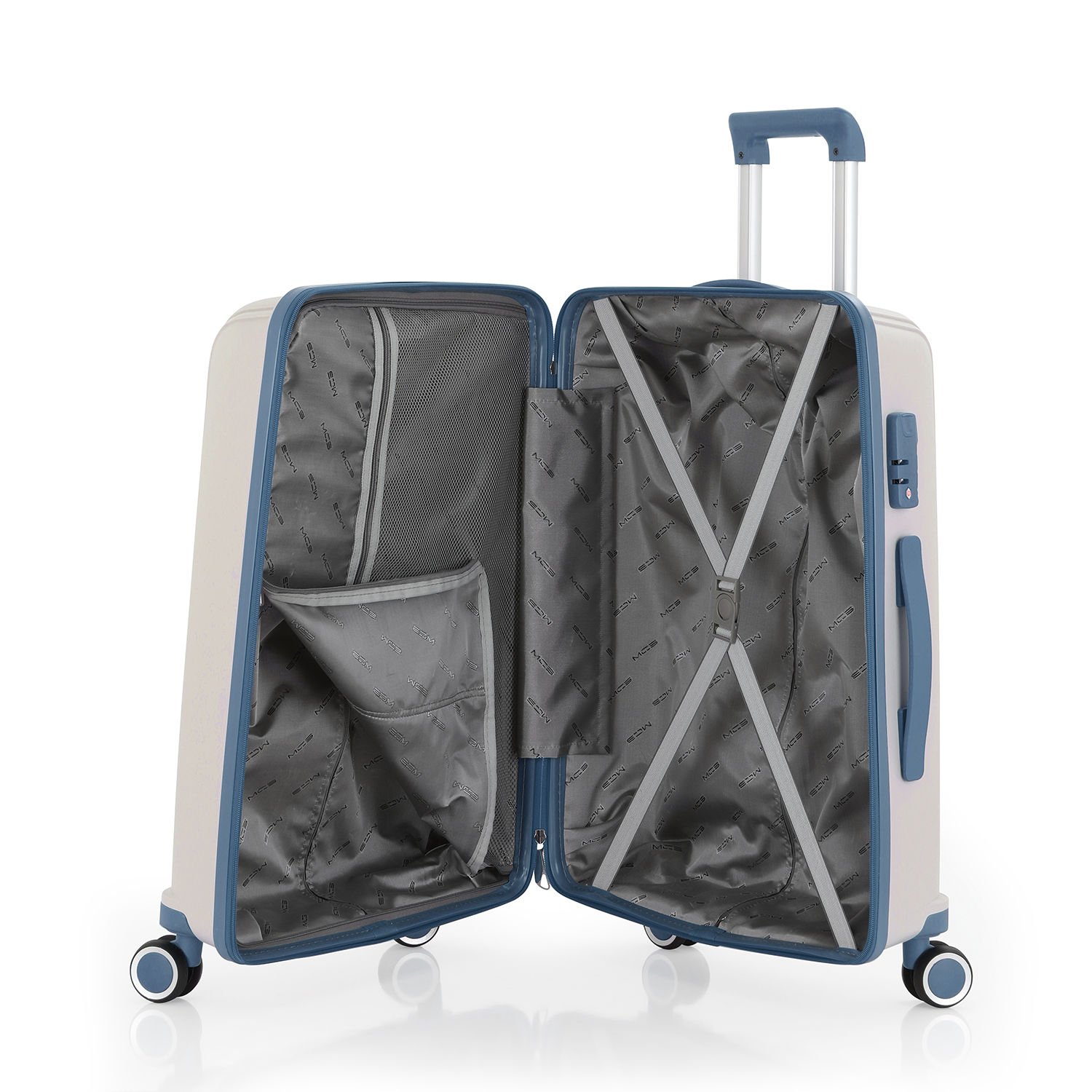 Mçs Valiz Orta ve Kabin Kırılmaz PP Silikon