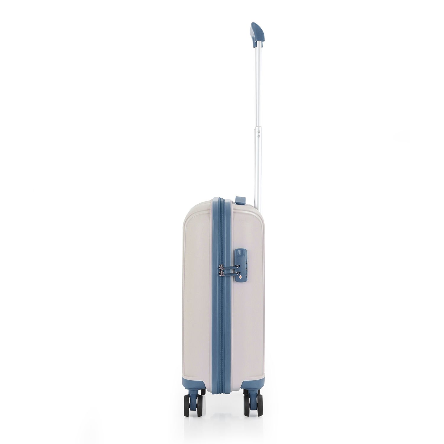 MÇS Bavul Orta ve Kabin 2li Set Kırılmaz Silikon Valiz V305
