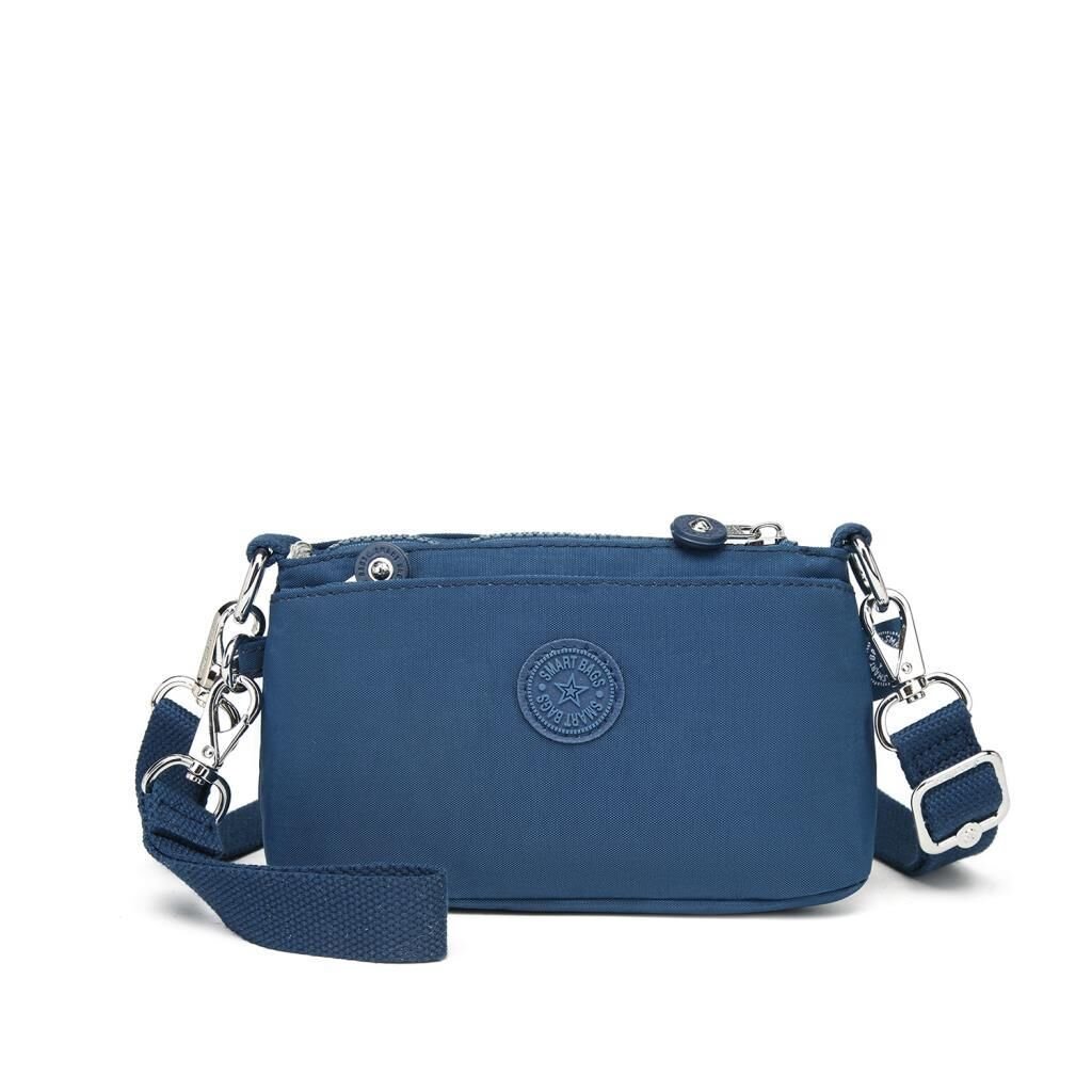 Minik Boy Krinkıl Kumaş Kadın Postacı Çantası Smart Bags 3268 Laci