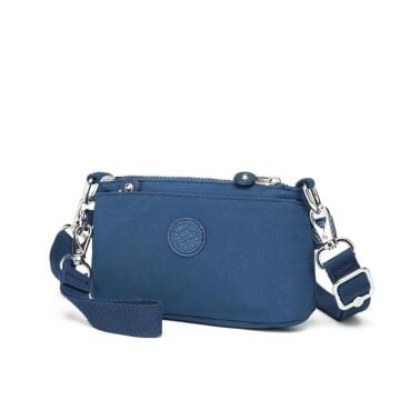 Minik Boy Krinkıl Kumaş Kadın Postacı Çantası Smart Bags 3268 Laci