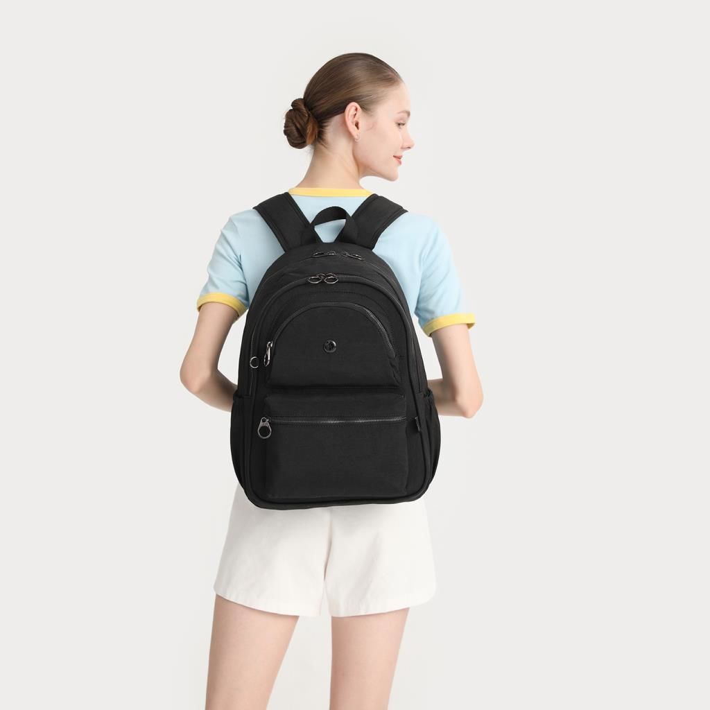 Smart Bags Nano Metalik Kumaş Büyük Boy Sırt Çantası 1050 01 Nano Metalik
