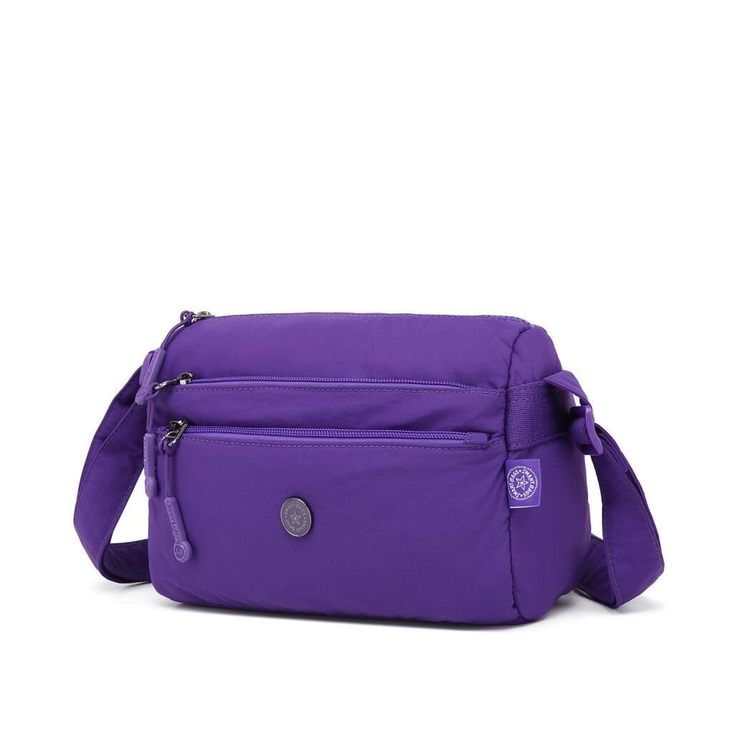 Smart Bags Mikro Poly Kumaş Postacı Kadın Çantası 1006 Mor