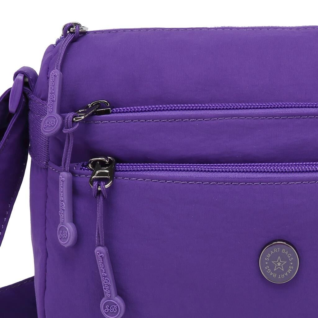 Smart Bags Mikro Poly Kumaş Postacı Kadın Çantası 1006 Mor
