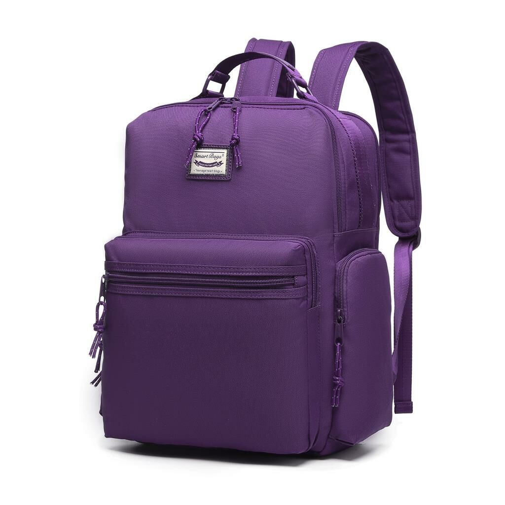 Smart Bags Sırt Çantası Okul Boyu Laptop Gözlü 3124 Mor