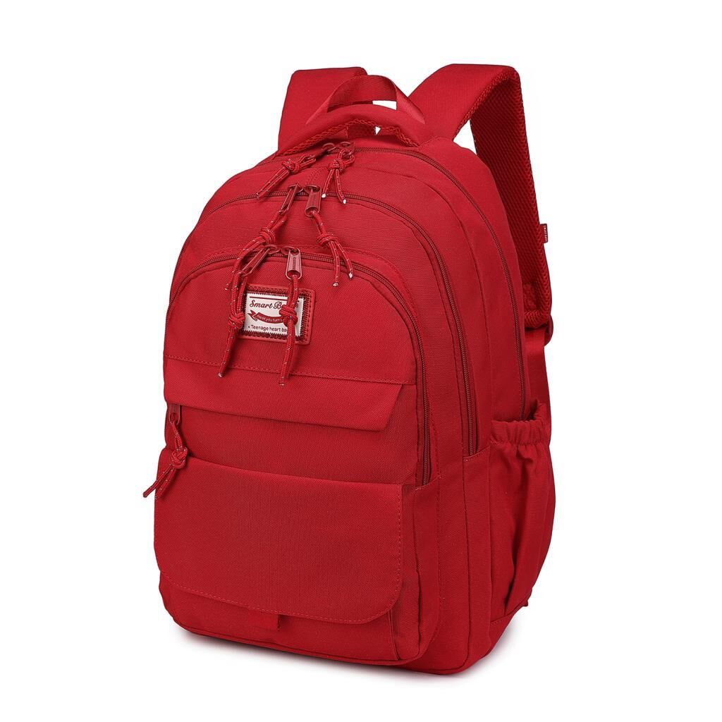 Smart Bags Sırt Çantası Okul Boyu Kalem Kutusu Hediyeli 3235 Vişne