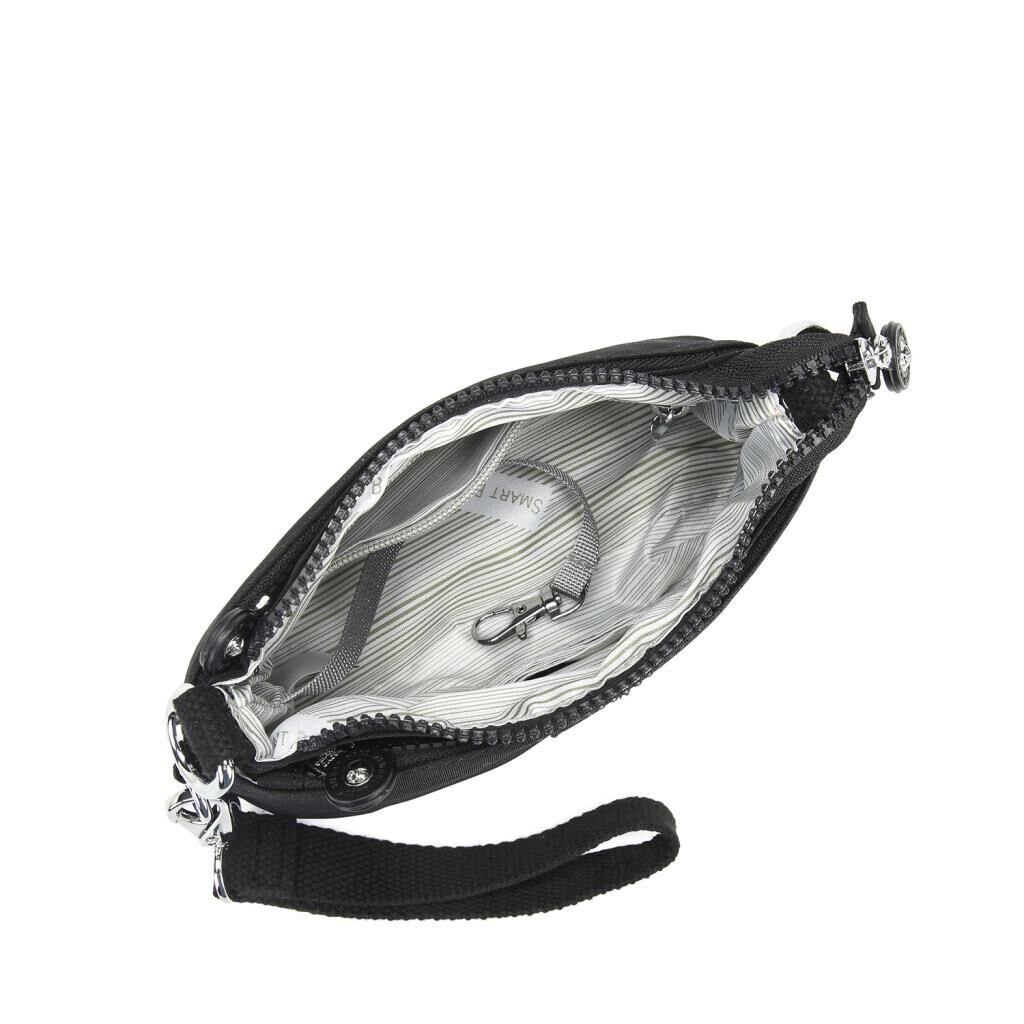 Minik Boy Krinkıl Kumaş Kadın Postacı Çantası Smart Bags 3268 Koyu Gri