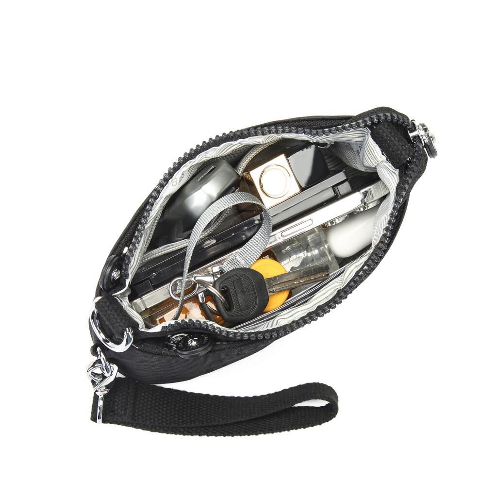 Minik Boy Krinkıl Kumaş Kadın Postacı Çantası Smart Bags 3268 Koyu Gri