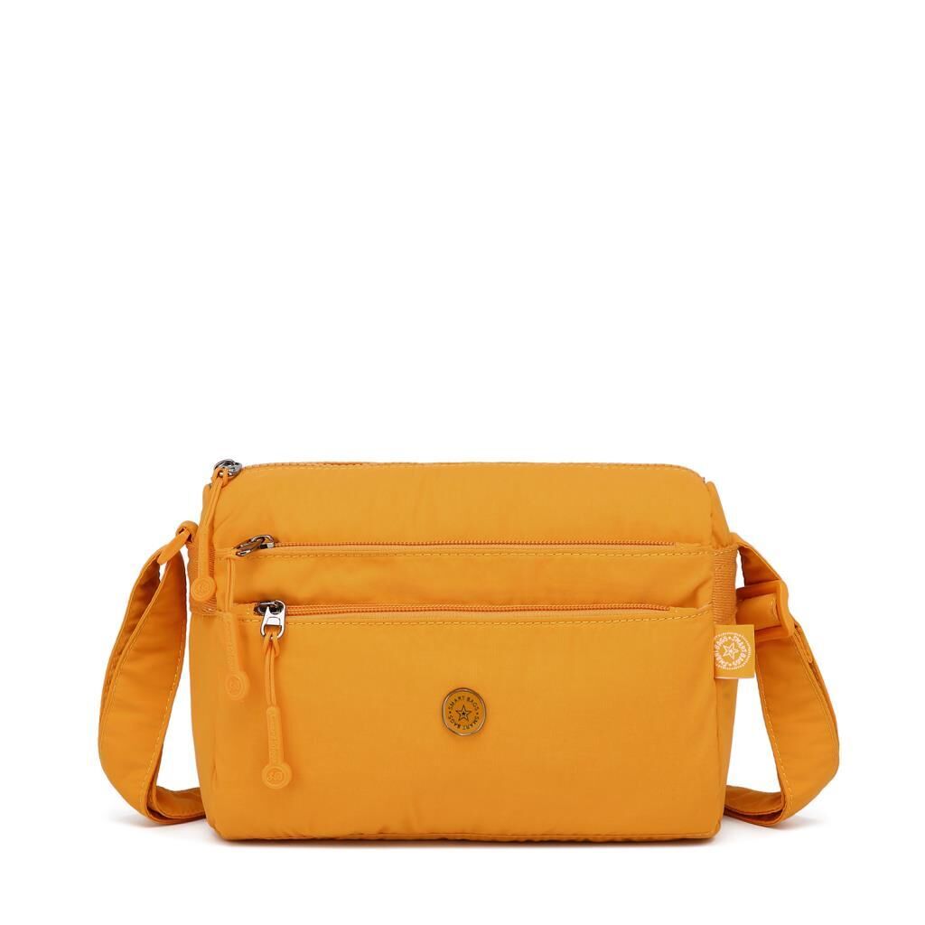 Smart Bags Mikro Poly Kumaş Postacı Kadın Çantası 1006 Hardal
