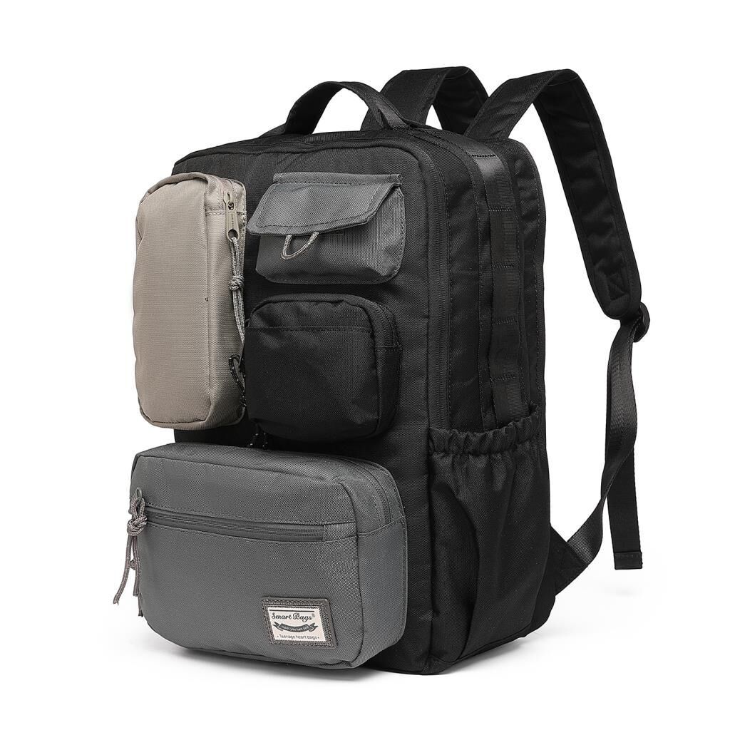 Smart Bags Sırt Çantası Okul Boyu Kalem Kutusu Hediyeli 3231 01 Siyah