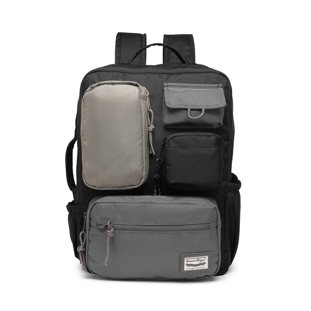 Smart Bags Sırt Çantası Okul Boyu Kalem Kutusu Hediyeli 3231 01 Siyah