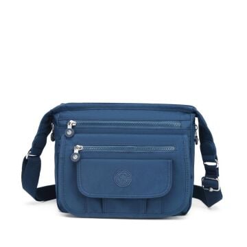 Krinkıl Kumaş Kadın Postacı Çantası Smart Bags 3005 Laci