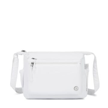 Smart Bags Mikro Poly Kumaş Postacı Kadın Çantası 3146 Beyaz