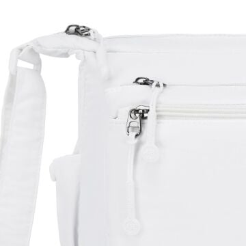 Smart Bags Mikro Poly Kumaş Postacı Kadın Çantası 3146 Beyaz