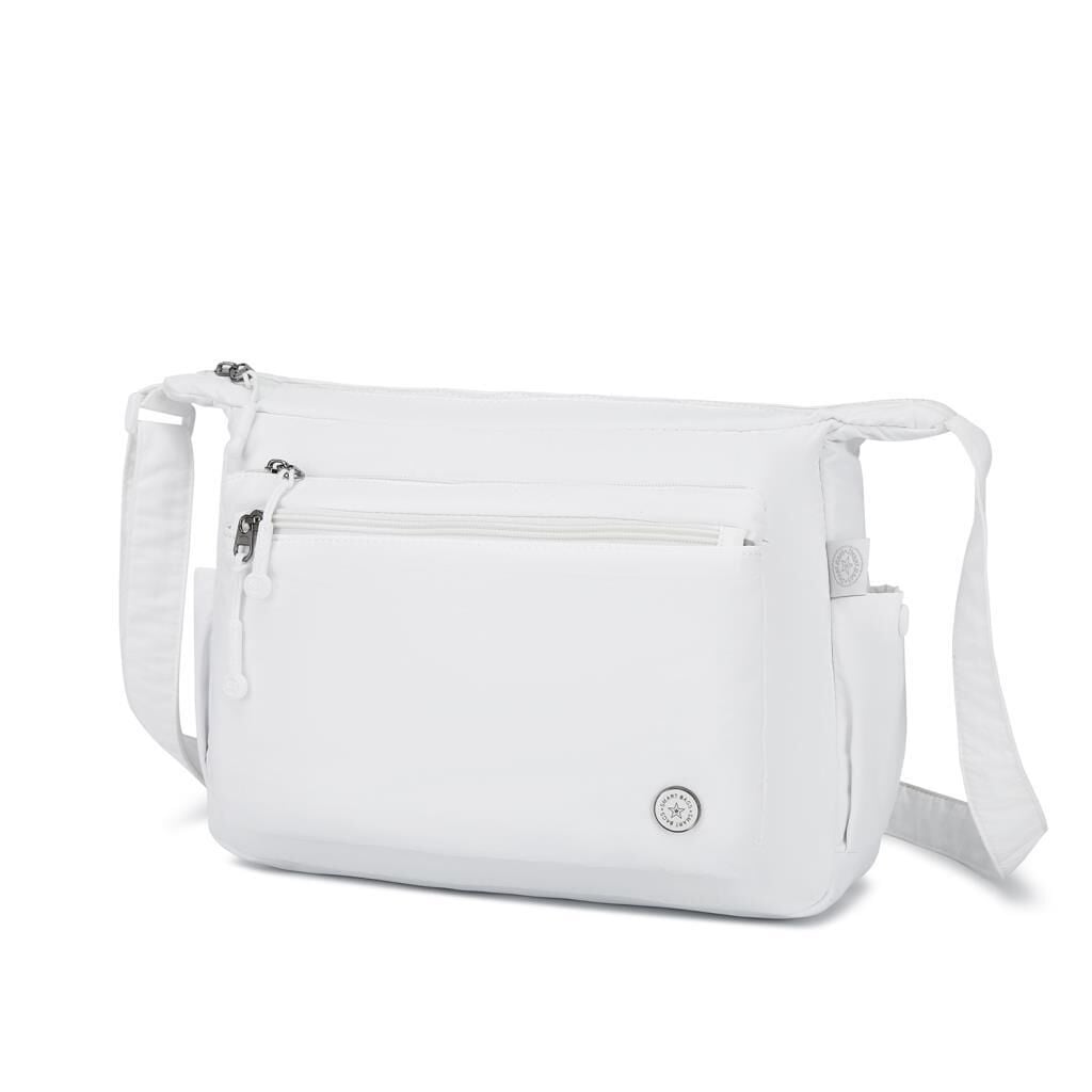 Smart Bags Mikro Poly Kumaş Postacı Kadın Çantası 3146 Beyaz