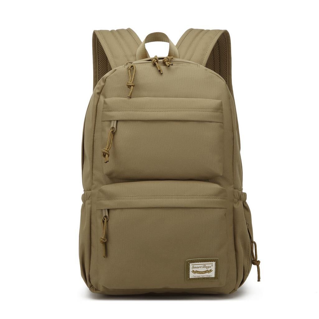 Smart Bags Sırt Çantası Okul Boyu Laptop Gözlü 3154 Camel