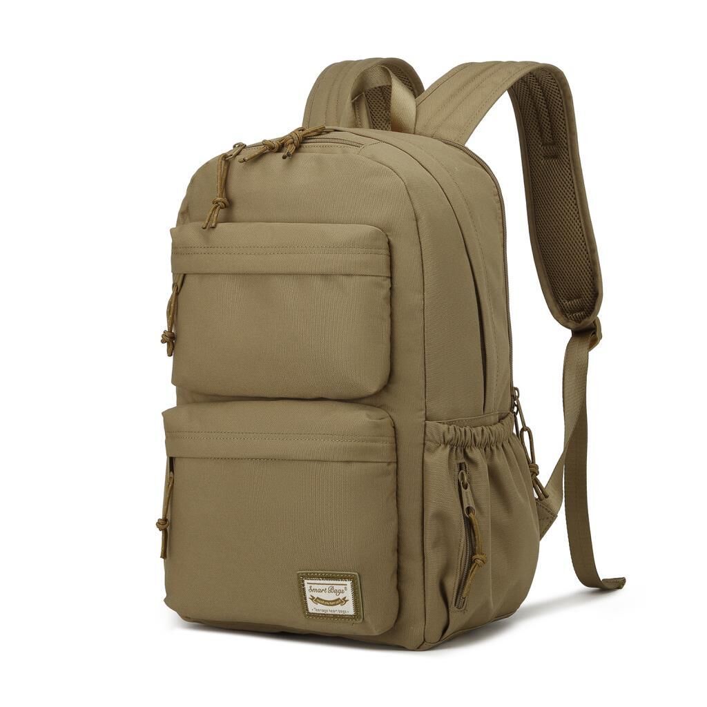 Smart Bags Sırt Çantası Okul Boyu Laptop Gözlü 3154 Camel