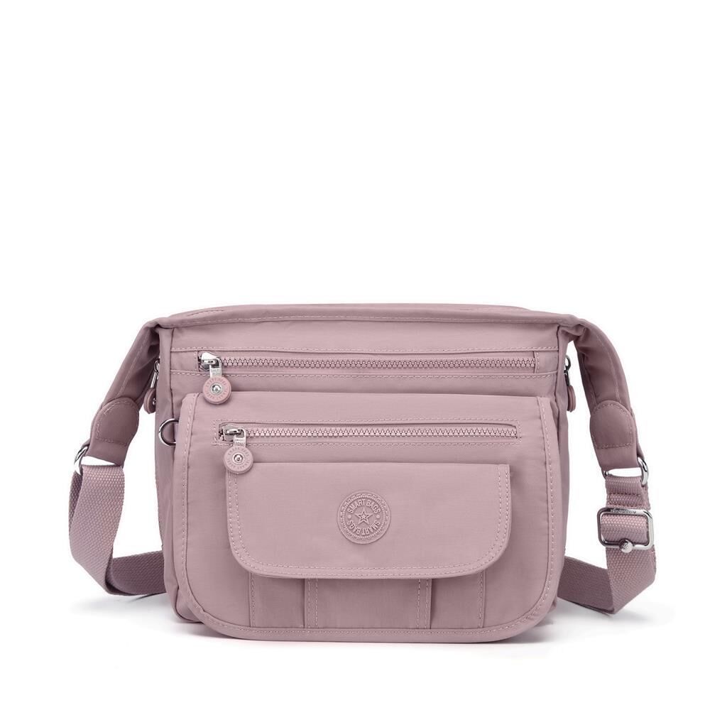 Krinkıl Kumaş Kadın Postacı Çantası Smart Bags 3005 Ten