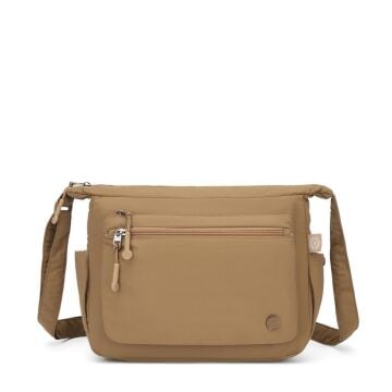 Smart Bags Mikro Poly Kumaş Postacı Kadın Çantası 3146 A.Kahve