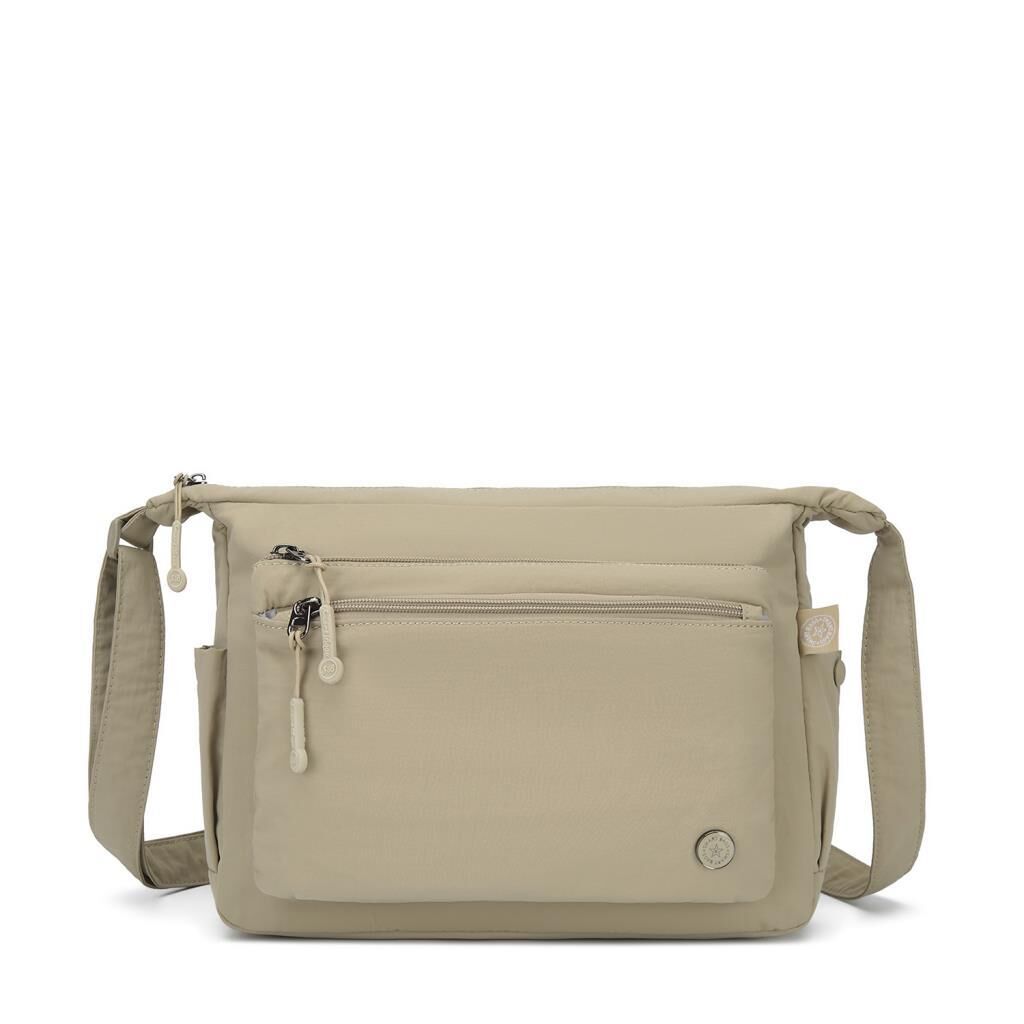 Smart Bags Mikro Poly Kumaş Postacı Kadın Çantası 3146 Vizon