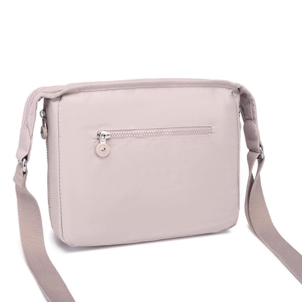 Krinkıl Kumaş Kadın Postacı Çantası Smart Bags 3005 Kum