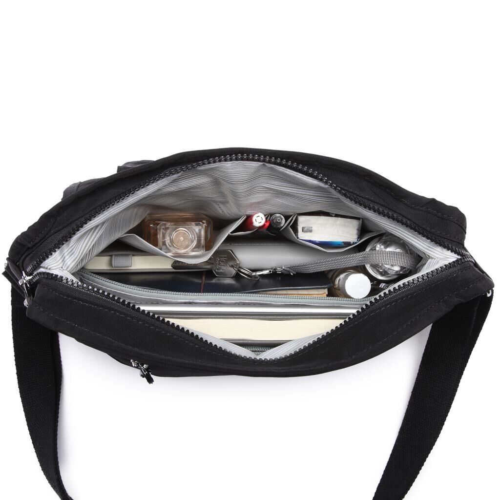 Krinkıl Kumaş Kadın Postacı Çantası Smart Bags 3005 Kum